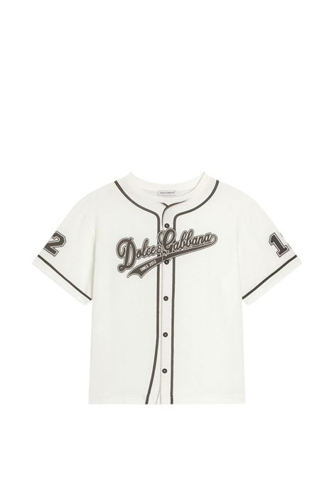 T-shirt con logo DOLCE & GABBANA KIDS | L4JTHV G7P6THA6GA